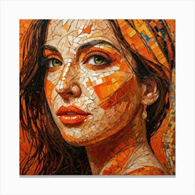 Mosaic Art Canvas Print