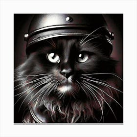 Feline Cat Creative Artwork Illustration 142 Canvas Print