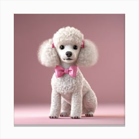 Poodle Dog Canvas Print