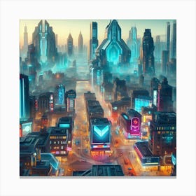 Electric Dreams Canvas Print