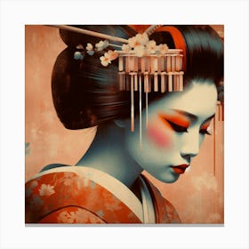 Japan Geisha Visual 9 Canvas Print