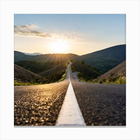 The Long Road Canvas Print