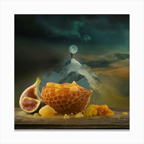 Figs And Honey Canvas Print