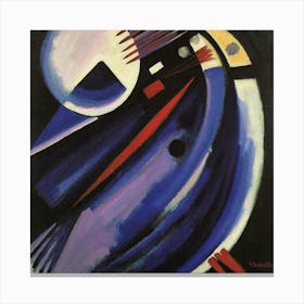 Violet, Wassily Kandinsky 3 Canvas Print