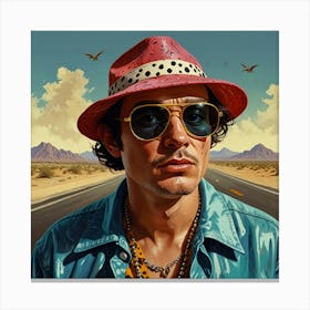 Leonardo Lightning Fear And Loathing Art 1 Canvas Print