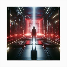 Futuristic Space 5 Canvas Print