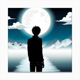 Glance of night Canvas Print