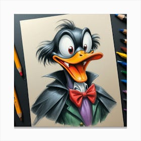 Donald Duck 29 Canvas Print