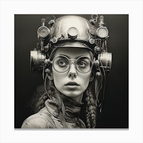 Steampunk Girl 20 Canvas Print