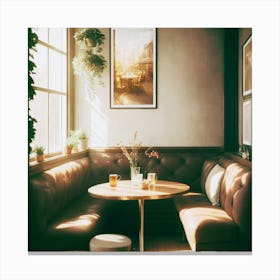 Luminous Café Vista Canvas Print