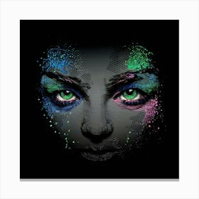 Face Of A Woman Canvas Print