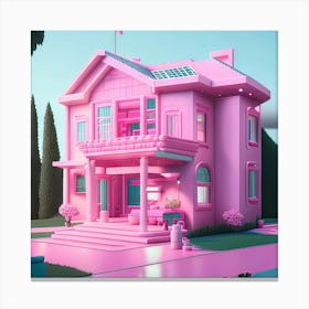 Barbie Dream House (337) Canvas Print