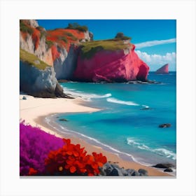 Pink Cliffs Canvas Print
