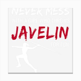 Funny Javelin Javelin Coach Sports Gift Canvas Print