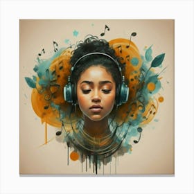 Music Me Art Print 5 Canvas Print