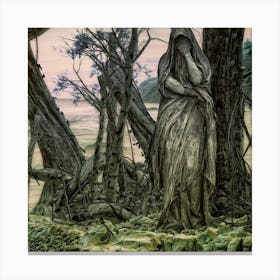 Sad forest Canvas Print