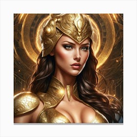 Golden Goddess 2 Canvas Print