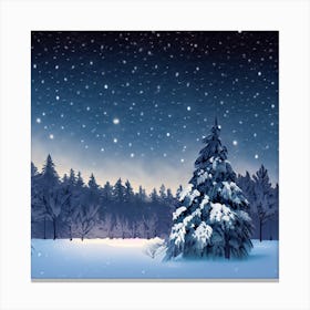 Winter Landscape 1 Canvas Print