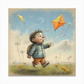 Kites 3 Canvas Print