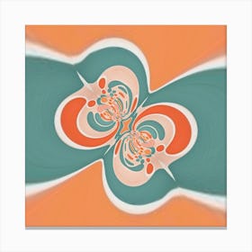 Abstract Psychedelic Painting Canvas Print