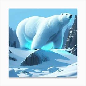 Frozen Wasteland Canvas Print