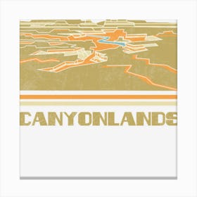 Canyonlands Shirt Us National Park Gift Canyonlands National Park Tee Canvas Print