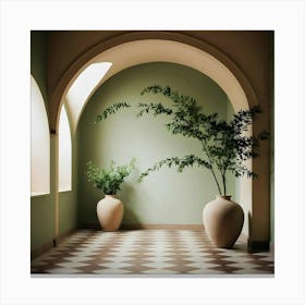 Room With Vases Canvas Print