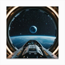 View From Spaceship Canvas Print