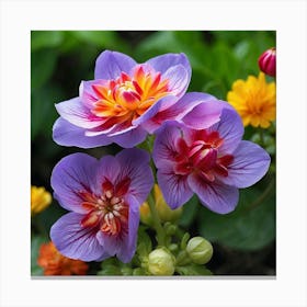 Dahlias 4 Canvas Print