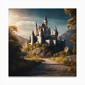 Castle Stock Videos & Royalty-Free Footage 3 Canvas Print
