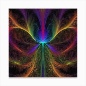 Fractal Butterfly Canvas Print