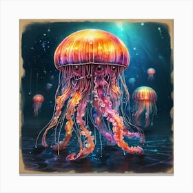 Jellyfish 25 Canvas Print