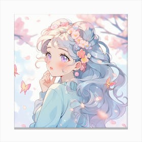 Anime Girl 30 Canvas Print