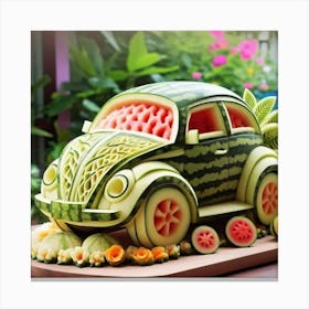 Vw Beetle Canvas Print