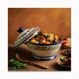 Mediterranean Cuisine Canvas Print