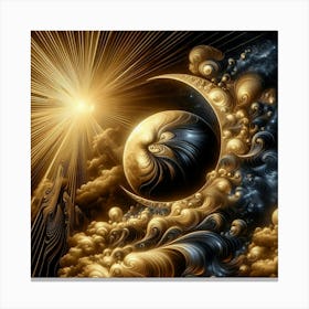 Golden Sun 2 Canvas Print