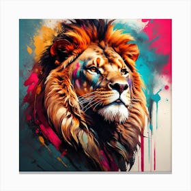 Default High Quality Powerful Lion Head Facing Me Awesome Colo 0 3ff39f18 5c3a 411b 8d17 C0e07eb8b97e 1 Canvas Print
