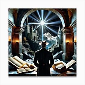 Man In A Hat Canvas Print