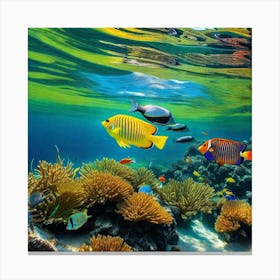 Tropical Fishes Canvas Print