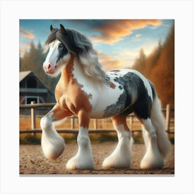 Clydesdale Horse 2 Canvas Print