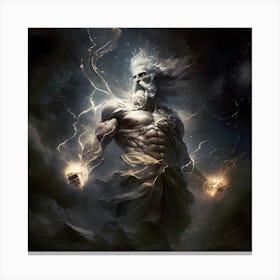 God Of Thunder Canvas Print