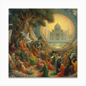 Taj Mahal 12 Canvas Print