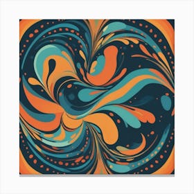 Abstract Pattern Art Print 2 Canvas Print