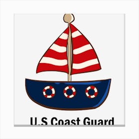 Us Coast Guard N7ywq Canvas Print