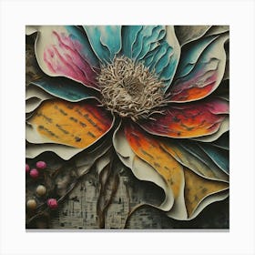 Paper Flower Canvas Print