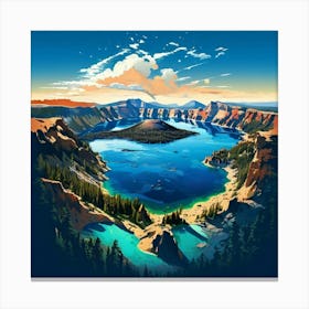 Crater Lake Canvas Print