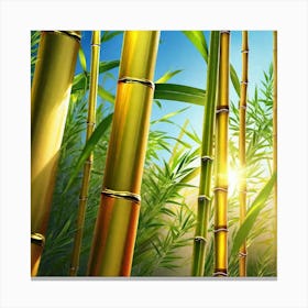 Bamboo Forest 19 Canvas Print