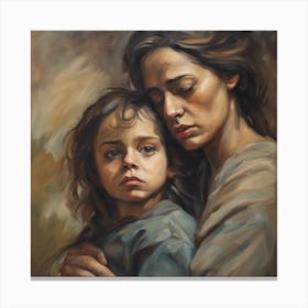 Mother And Child Canvas Print