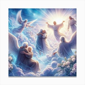 Angels In The Sky 36 Canvas Print