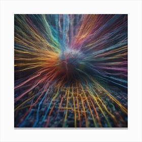 Psychedelic Explosion Canvas Print